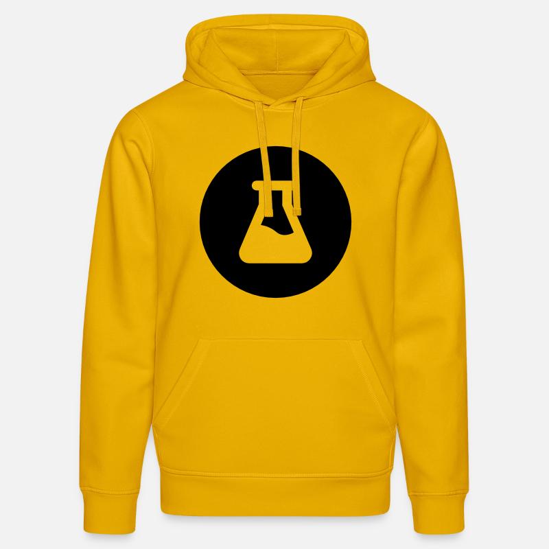 Chimie - Sweat à capuche bio DRUMMER Stanley/Stella Unisexe - jaune spectre