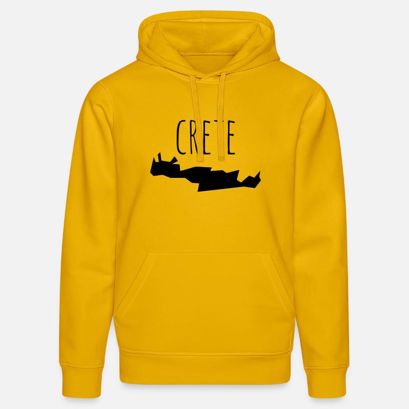 crete - Sweat à capuche bio DRUMMER Stanley/Stella Unisexe - jaune spectre