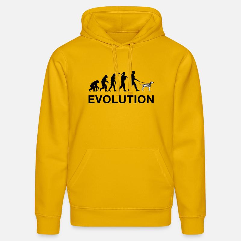 évolution - Sweat à capuche bio DRUMMER Stanley/Stella Unisexe - jaune spectre