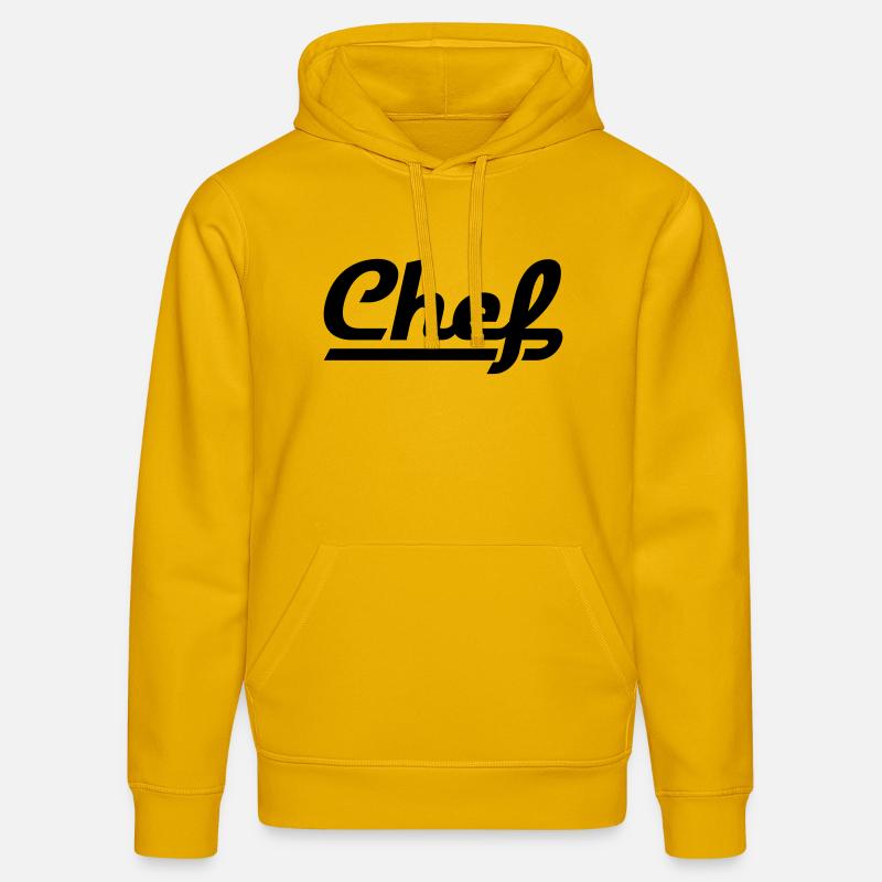 Chef - Sweat à capuche bio DRUMMER Stanley/Stella Unisexe - jaune spectre