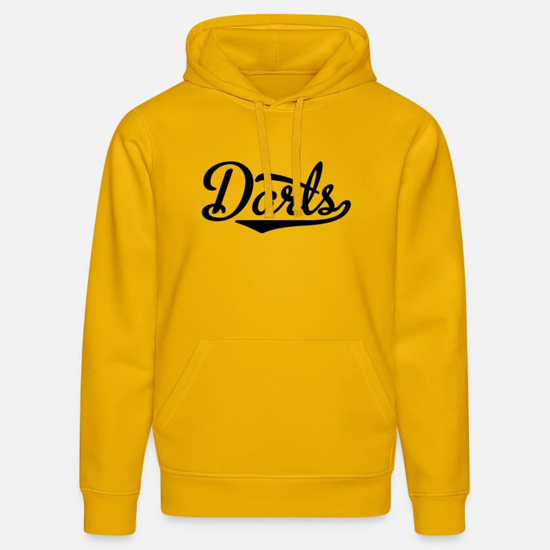 2541614 15377616 fléchettes - Sweat à capuche bio DRUMMER Stanley/Stella Unisexe - jaune spectre