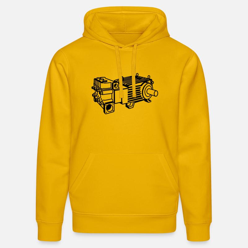 p80 - Sweat à capuche bio DRUMMER Stanley/Stella Unisexe - jaune spectre