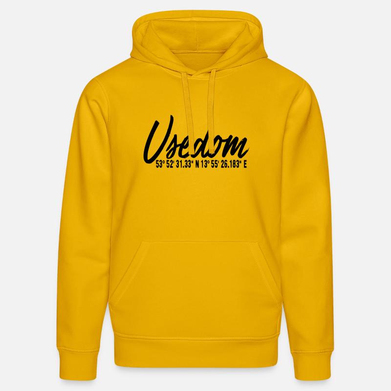 île usedom chemise - Sweat à capuche bio DRUMMER Stanley/Stella Unisexe - jaune spectre