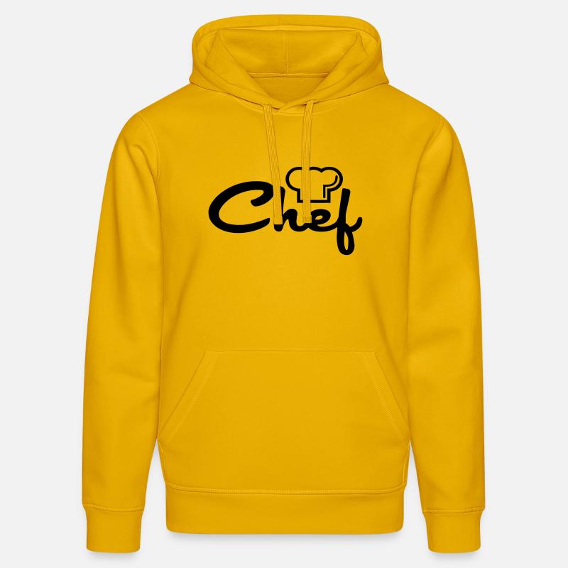 Chef - Sweat à capuche bio DRUMMER Stanley/Stella Unisexe - jaune spectre