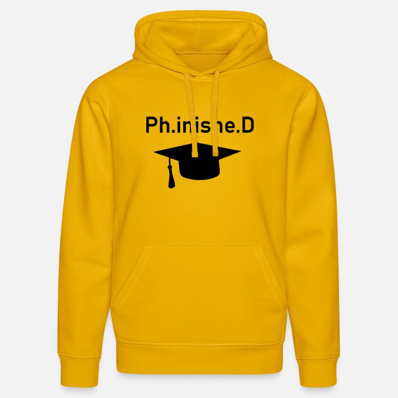 PhD Phinished - Sweat à capuche bio DRUMMER Stanley/Stella Unisexe - jaune spectre