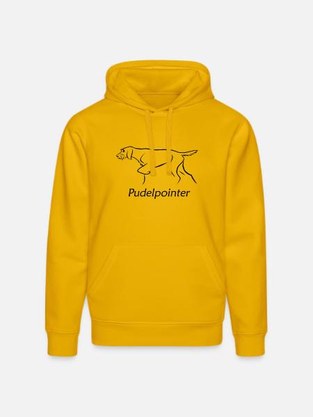 Pudelpointer - Stanley/Stella Unisex Bio-Hoodie DRUMMER - Spektralgelb