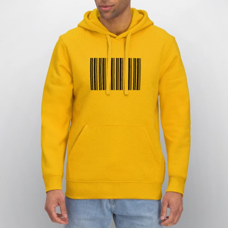Barcode Strichcode Nerd IT Technik Design Stanley/Stella Unisex Bio-Hoodie DRUMMER 