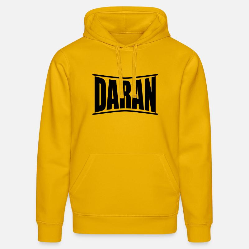 Idée cadeau t-shirt Daran - Sweat à capuche bio DRUMMER Stanley/Stella Unisexe - jaune spectre