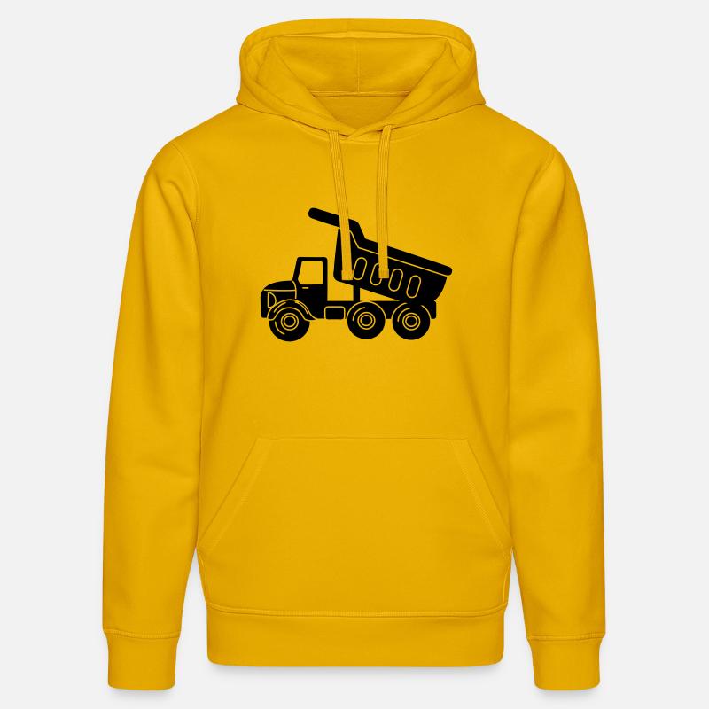 Keepauto - Sweat à capuche bio DRUMMER Stanley/Stella Unisexe - jaune spectre