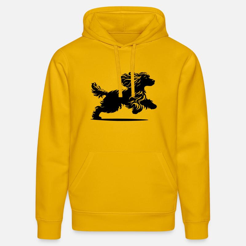 Cocker Spaniel - Sweat à capuche bio DRUMMER Stanley/Stella Unisexe - jaune spectre