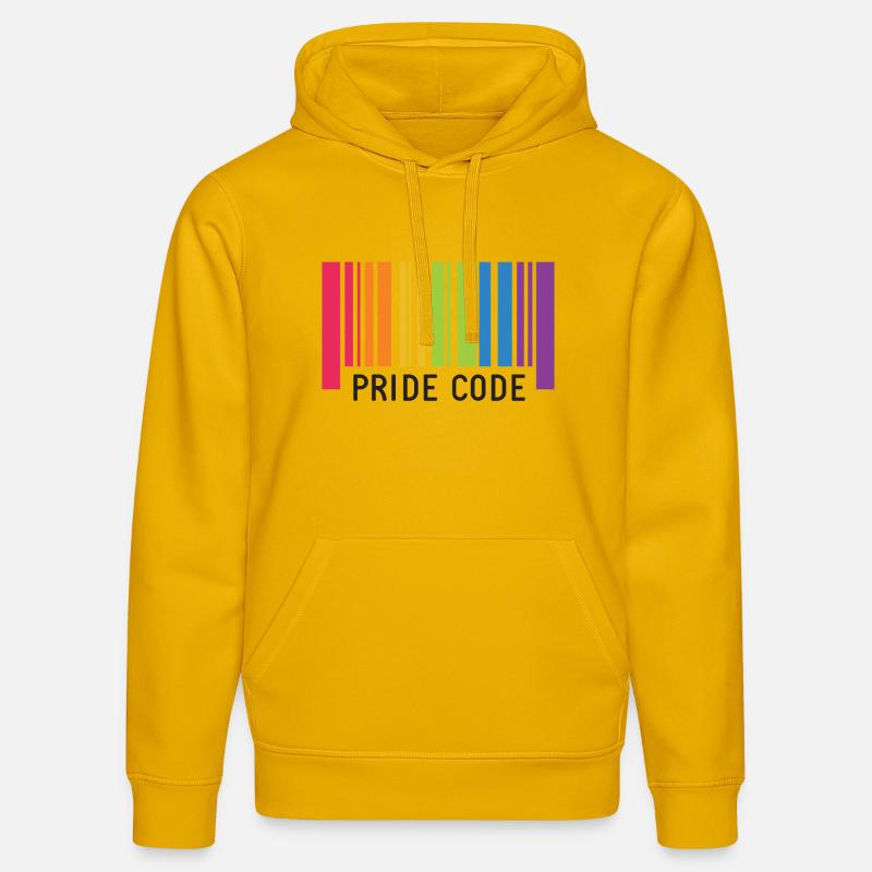 LGBT Pride Monat - Pride Code - Stanley/Stella Unisex Bio-Hoodie DRUMMER  - Spektralgelb