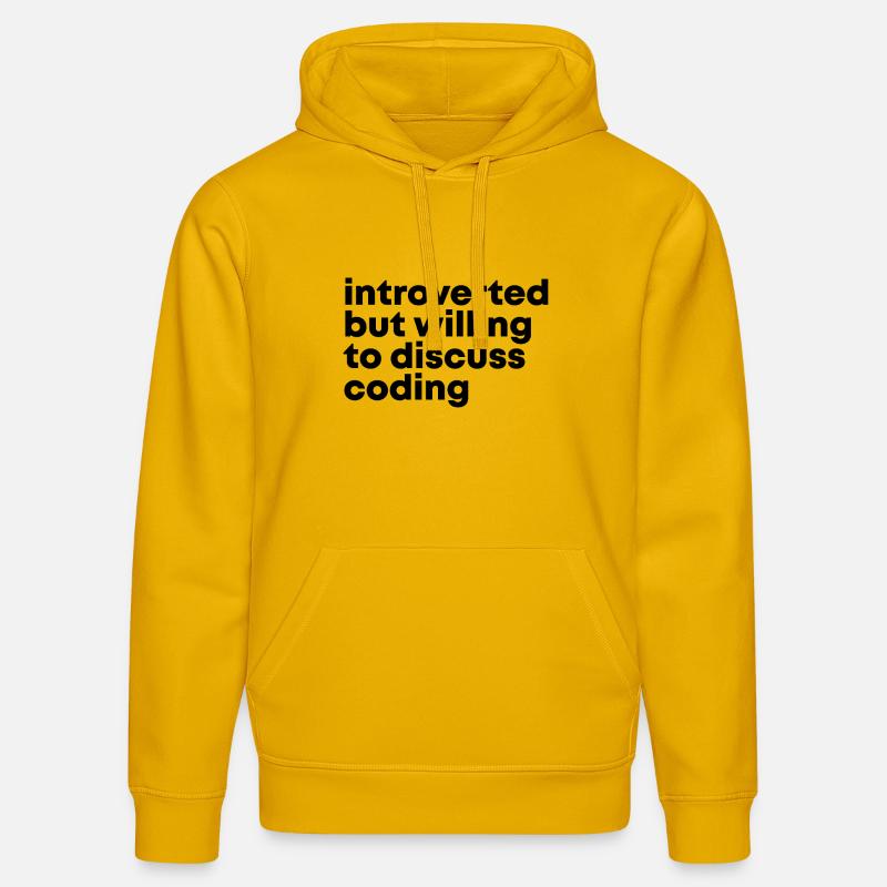 codage - Sweat à capuche bio DRUMMER Stanley/Stella Unisexe - jaune spectre