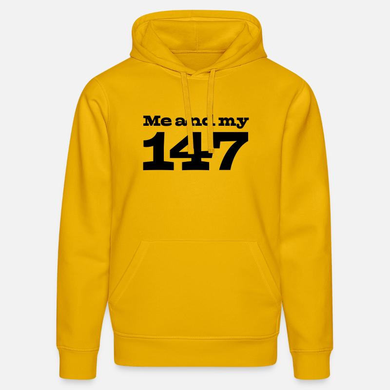 29 Moi et mon 147 - Sweat à capuche bio DRUMMER Stanley/Stella Unisexe - jaune spectre