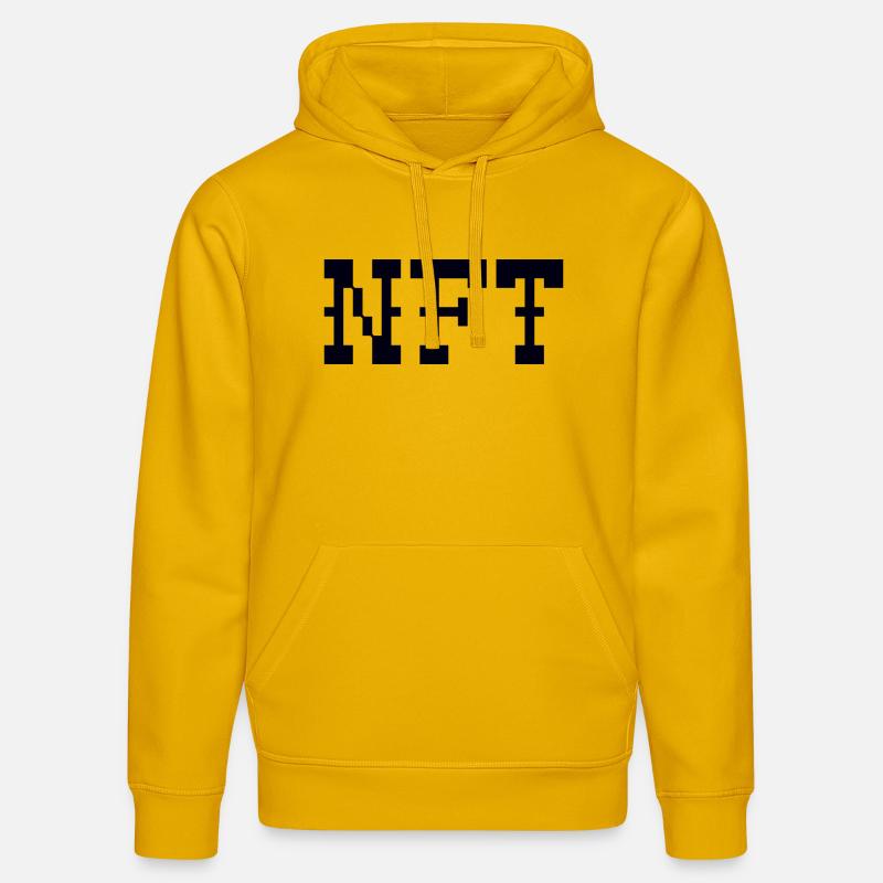 NFT - Sweat à capuche bio DRUMMER Stanley/Stella Unisexe - jaune spectre