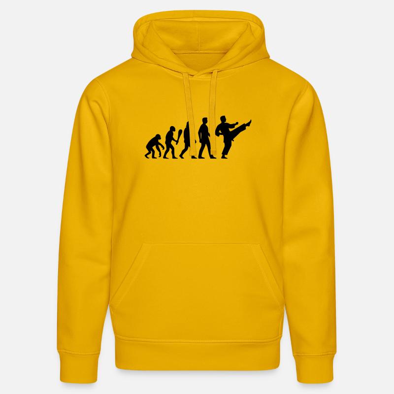Karate Evolution - Stanley/Stella Unisex Bio-Hoodie DRUMMER  - Spektralgelb
