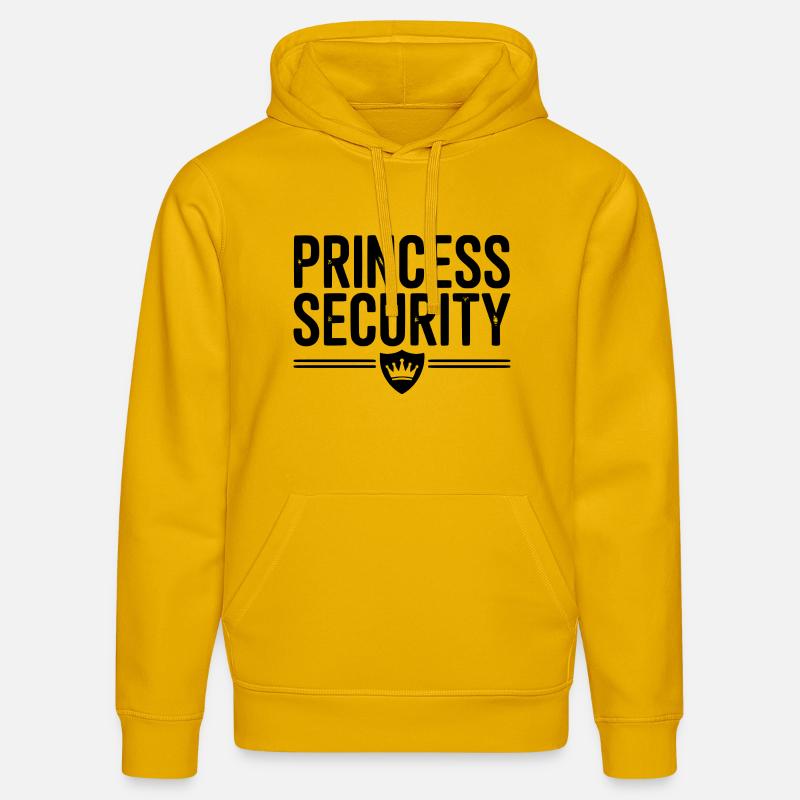 Sécurité de la princesse - Sweat à capuche bio DRUMMER Stanley/Stella Unisexe - jaune spectre