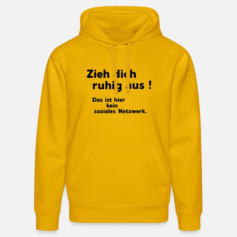 se déshabiller - Sweat à capuche bio DRUMMER Stanley/Stella Unisexe - jaune spectre