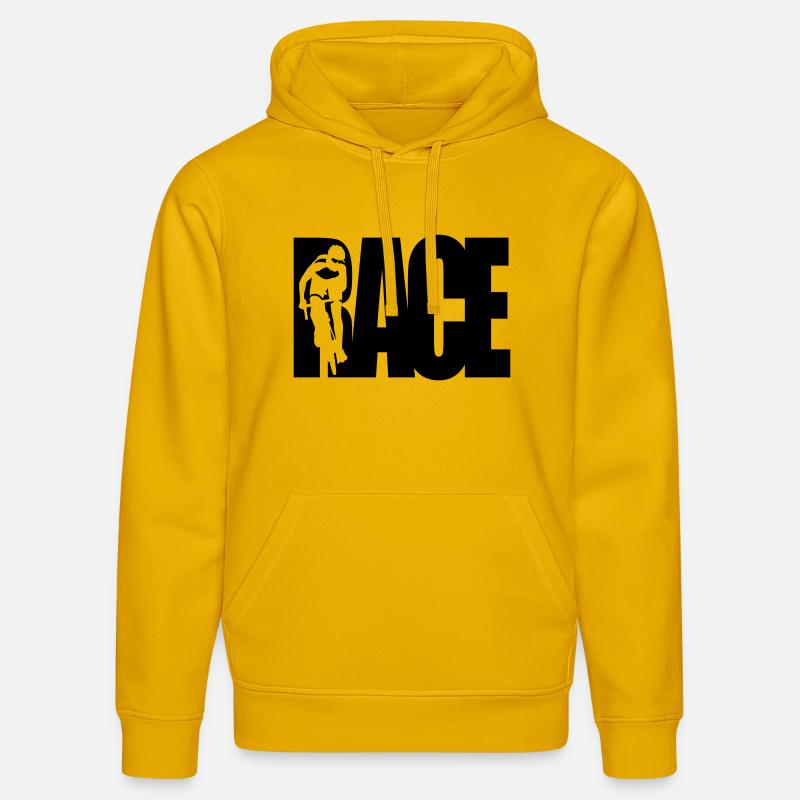 Course - Sweat à capuche bio DRUMMER Stanley/Stella Unisexe - jaune spectre