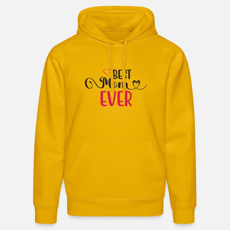 Die beste Mutter aller Zeiten - Stanley/Stella Unisex Bio-Hoodie DRUMMER  - Spektralgelb