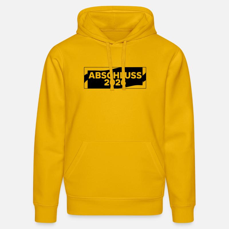 Conception simple d’Abi - Sweat à capuche bio DRUMMER Stanley/Stella Unisexe - jaune spectre