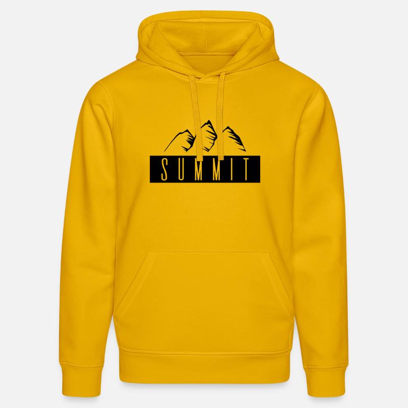 SUMMIT - Sweat à capuche bio DRUMMER Stanley/Stella Unisexe - jaune spectre