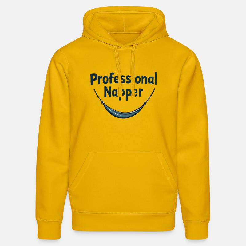 Conception professionnelle de hamac - Sweat à capuche bio DRUMMER Stanley/Stella Unisexe - jaune spectre