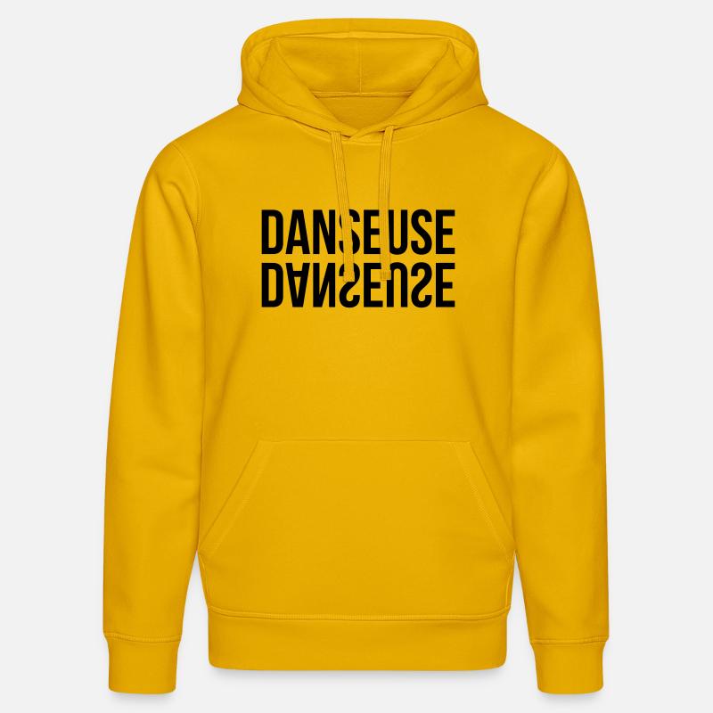 Danseuse - Danse - Sweat à capuche bio DRUMMER Stanley/Stella Unisexe - jaune spectre