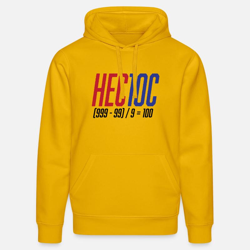 Hectoc Mental Arithmetic Game, Math - Stanley/Stella DRUMMER Unisex Organic Hoodie - spectra yellow