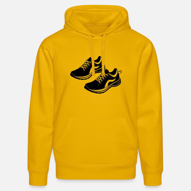 Chaussures de course - Sweat à capuche bio DRUMMER Stanley/Stella Unisexe - jaune spectre