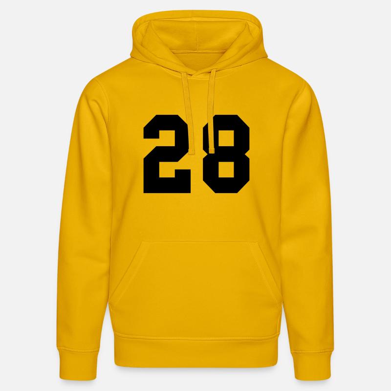 28 - Sweat à capuche bio DRUMMER Stanley/Stella Unisexe - jaune spectre