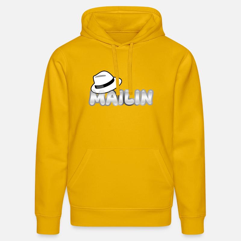 Le mailin comme prénom - Sweat à capuche bio DRUMMER Stanley/Stella Unisexe - jaune spectre