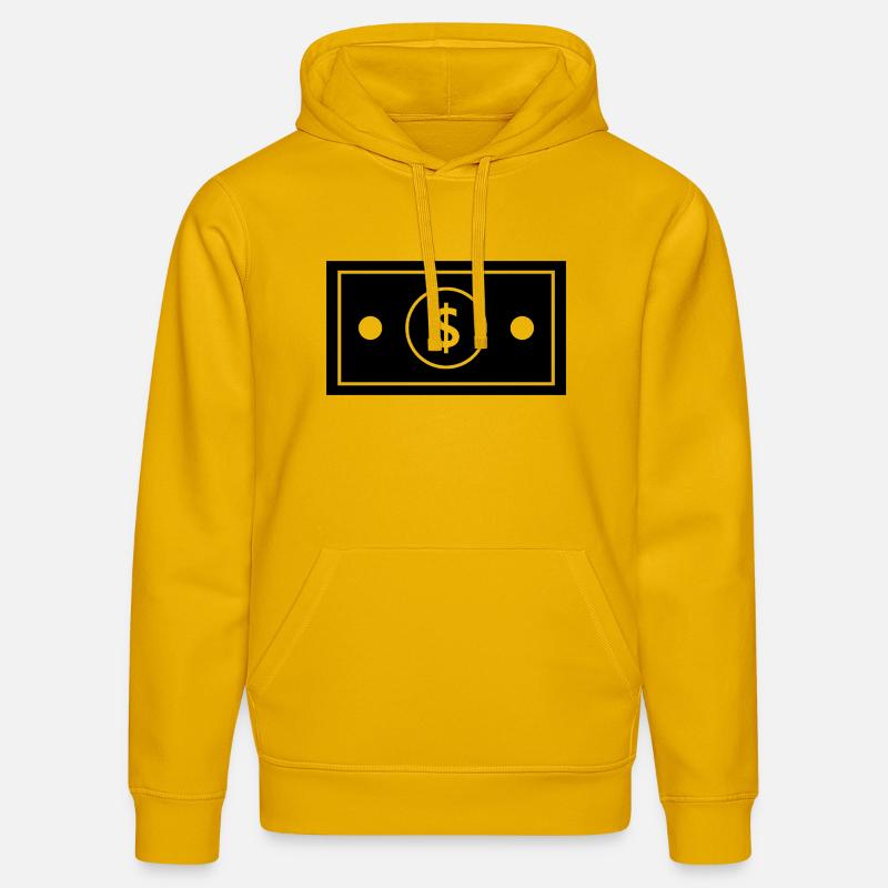 Dollar - Sweat à capuche bio DRUMMER Stanley/Stella Unisexe - jaune spectre