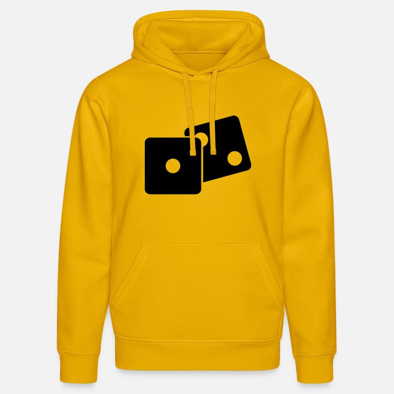 Dit - Sweat à capuche bio DRUMMER Stanley/Stella Unisexe - jaune spectre
