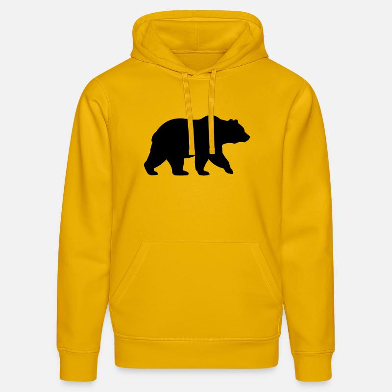 Baer - Sweat à capuche bio DRUMMER Stanley/Stella Unisexe - jaune spectre