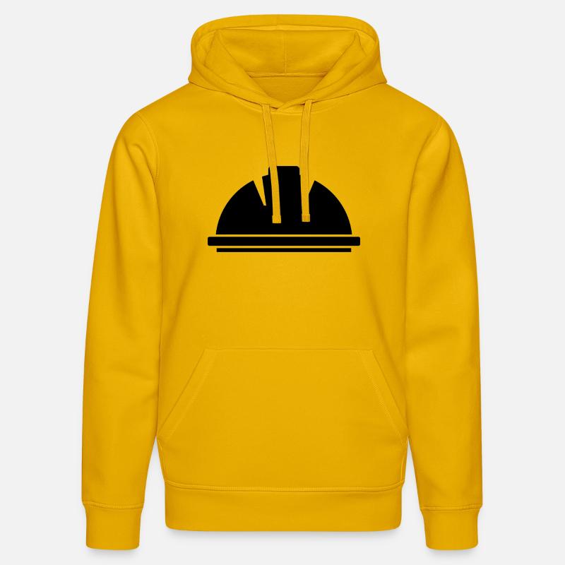 Casque de sécurité - Sweat à capuche bio DRUMMER Stanley/Stella Unisexe - jaune spectre