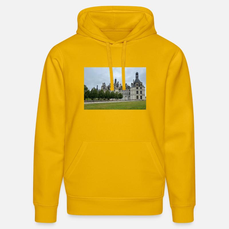 Chateau de Chambord - Sweat à capuche bio DRUMMER Stanley/Stella Unisexe - jaune spectre