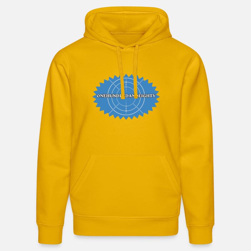 Cent quatre-vingts Target Retro - Sweat à capuche bio DRUMMER Stanley/Stella Unisexe - jaune spectre