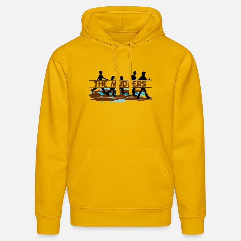 Les Mudders – L’Aventure des Wadden - Sweat à capuche bio DRUMMER Stanley/Stella Unisexe - jaune spectre