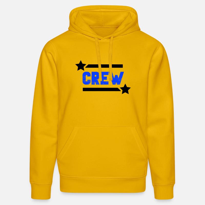 crew_-2- - Sweat à capuche bio DRUMMER Stanley/Stella Unisexe - jaune spectre