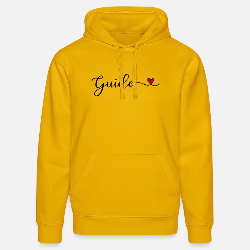 Guide - Sweat à capuche bio DRUMMER Stanley/Stella Unisexe - jaune spectre