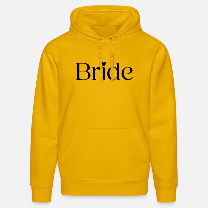 Mariée - Sweat à capuche bio DRUMMER Stanley/Stella Unisexe - jaune spectre