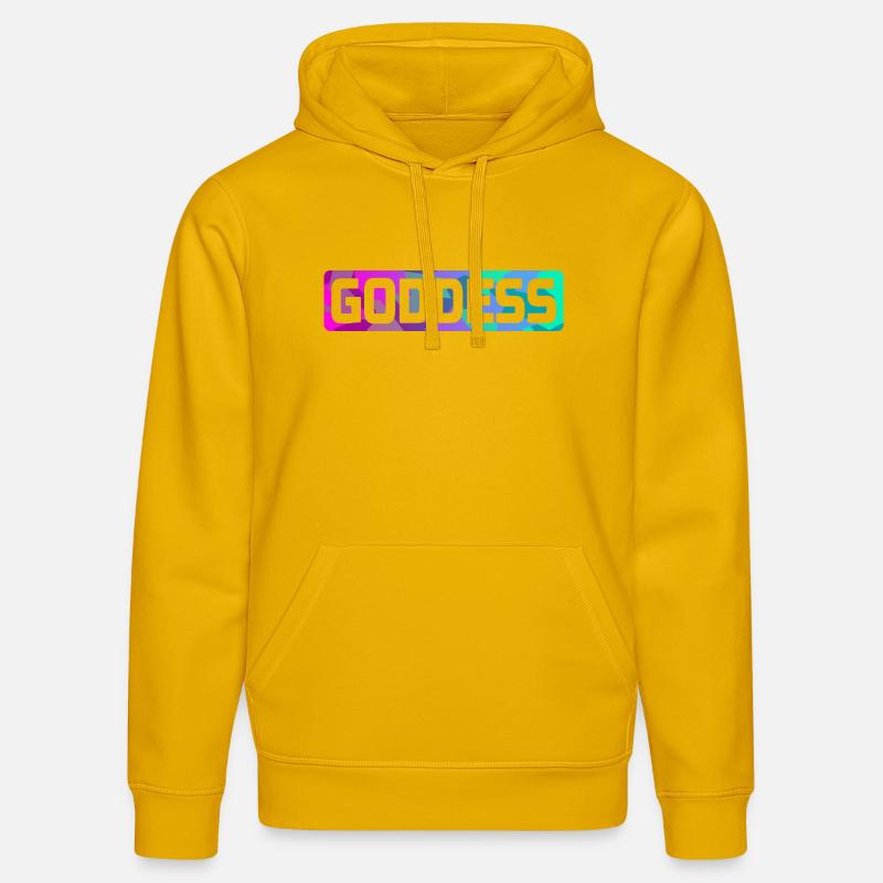 DÉESSE - Sweat à capuche bio DRUMMER Stanley/Stella Unisexe - jaune spectre