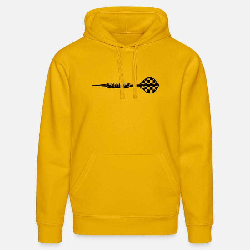 Lancer de fléchettes - Sweat à capuche bio DRUMMER Stanley/Stella Unisexe - jaune spectre