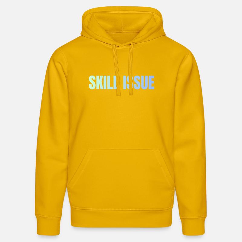 Gradient des problèmes de compétence - Sweat à capuche bio DRUMMER Stanley/Stella Unisexe - jaune spectre