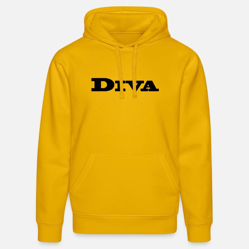 diva - Sweat à capuche bio DRUMMER Stanley/Stella Unisexe - jaune spectre