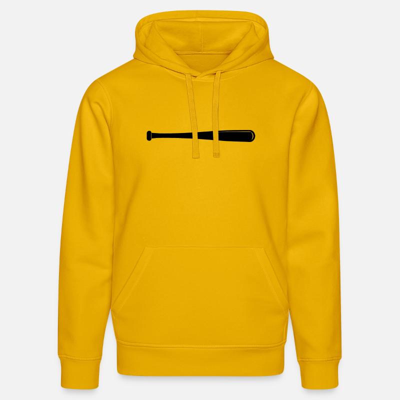 Batte de baseball - Sweat à capuche bio DRUMMER Stanley/Stella Unisexe - jaune spectre