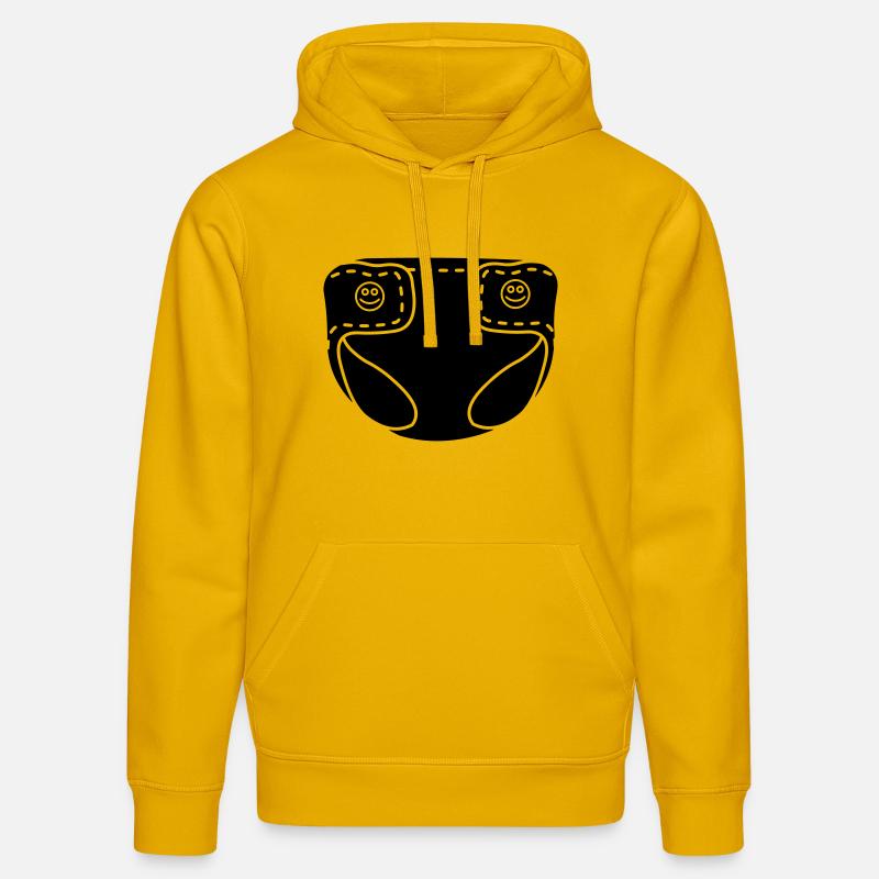 Couche bébé - Sweat à capuche bio DRUMMER Stanley/Stella Unisexe - jaune spectre