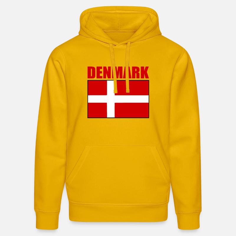 danemark - Sweat à capuche bio DRUMMER Stanley/Stella Unisexe - jaune spectre