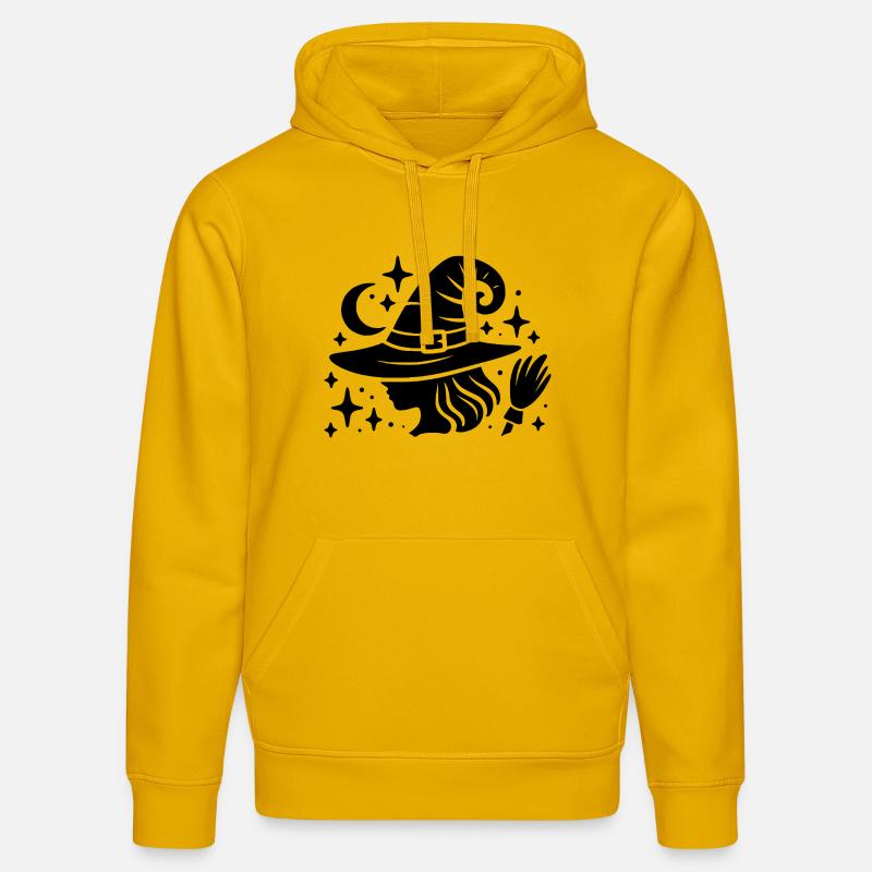 Conception de sorcière - Sweat à capuche bio DRUMMER Stanley/Stella Unisexe - jaune spectre