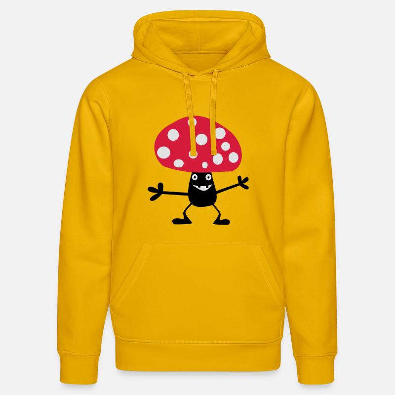 Toadstool vilain - Sweat à capuche bio DRUMMER Stanley/Stella Unisexe - jaune spectre